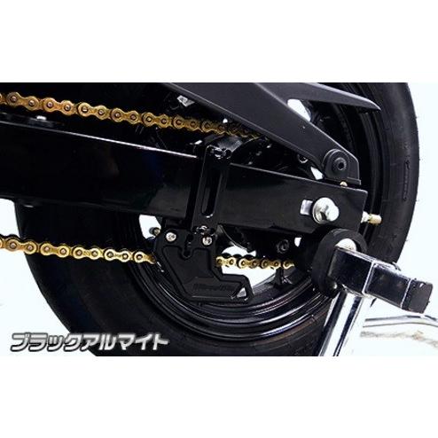 APE50（エイプ50） チェーンガード ブラックアルマイト仕様
