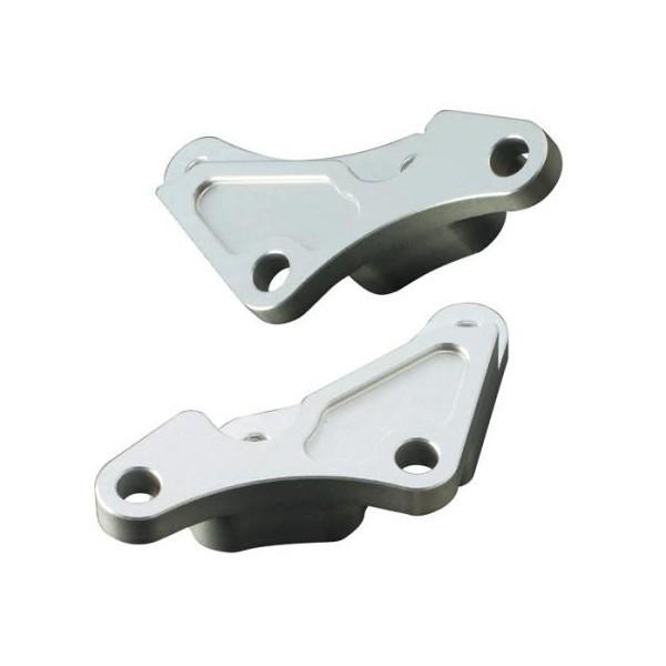 フロントキャリパーサポート brembo65mmピッチ対応 シルバー