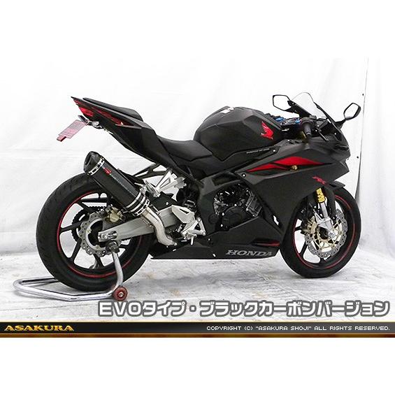 TTR印字機えり巻き EVO印字機 ブラックカーボンバージョン スリップオン ASAKURA（浅倉商事） CBR250RR（2BK-MC51）