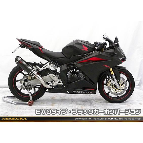 TTR印字機えり巻き EVO印字機 ブラックカーボンバージョン スリップオン ASAKURA（浅倉商事） CBR250RR（2BK-MC51）