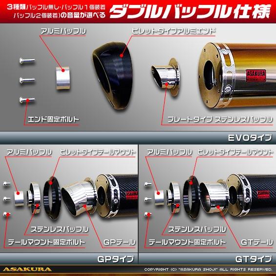TTR印字機えり巻き EVO印字機 ブラックカーボンバージョン スリップオン ASAKURA（浅倉商事） CBR250RR（2BK-MC51）