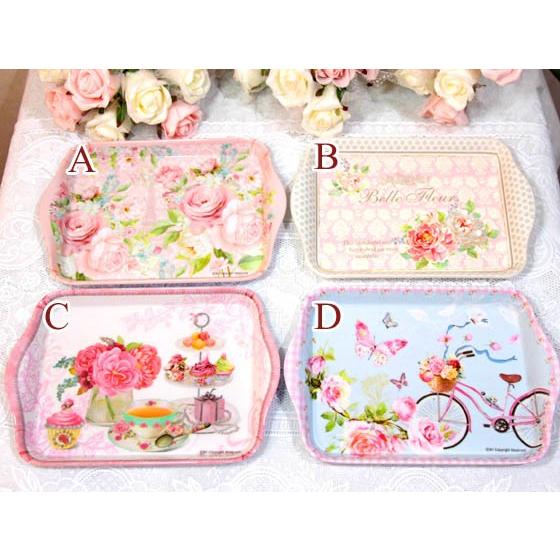 売り尽くしセール】ミニトレイ トレー ローズ食器 ローズ雑貨 バラ雑貨