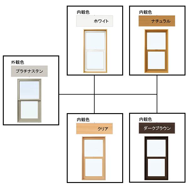 YKK AP ALL樹脂サッシ YKK APW 上げ下げ窓 W730×H1370（06913）LOW-E複