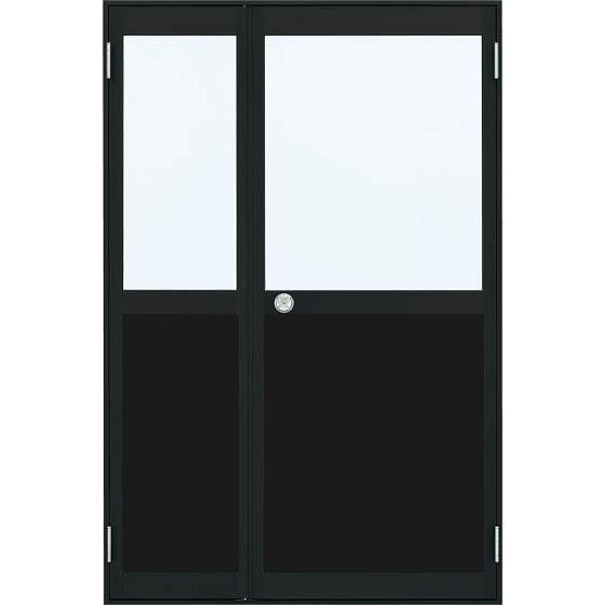 YKK AP アルミサッシ 半外 勝手口ドア 框ドアタイプ 親子 W1235 YKK AP アルミサッシ 半外 勝手口ドア 框ドアタイプ 親子 W1235
