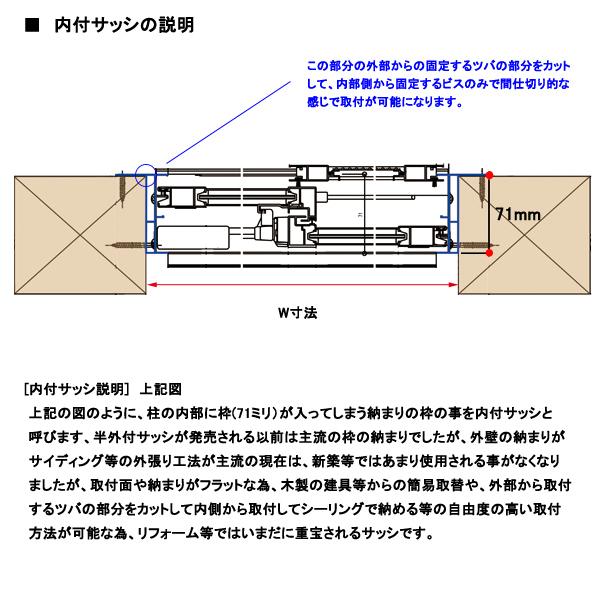 YKK AP アルミサッシ フレミング 内付 引違い窓 W1900×H1830 YKK AP アルミサッシ フレミング 内付 引違い窓 W1900×H1830