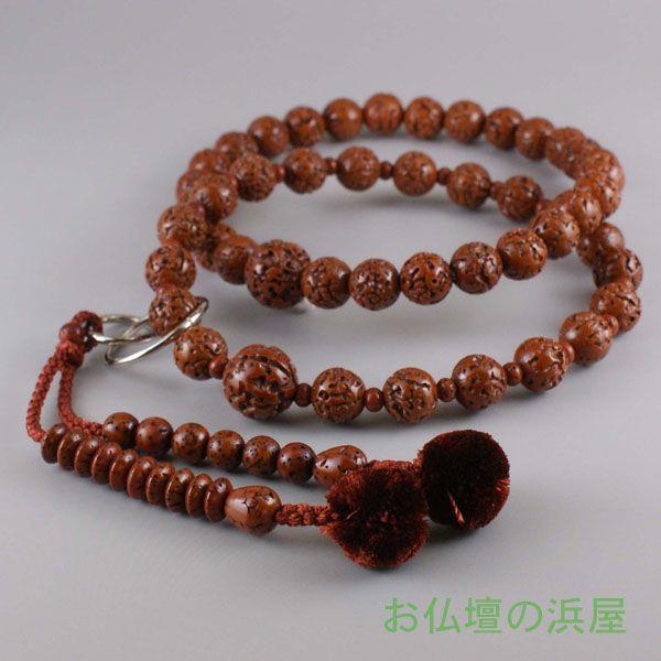 数珠（念珠） 浄土宗用 金剛菩提樹・共仕立 正絹菊房 三万浄土 男性用