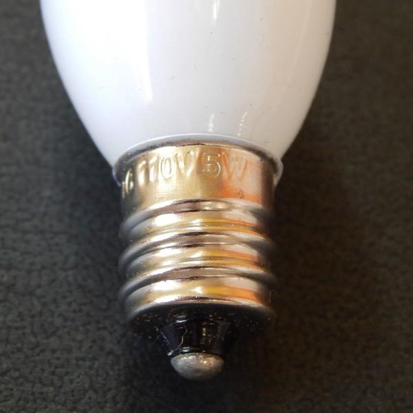 各種電気ローソク用電球 白色球 110V5W ○お仏壇・仏具の浜屋 : 浜屋