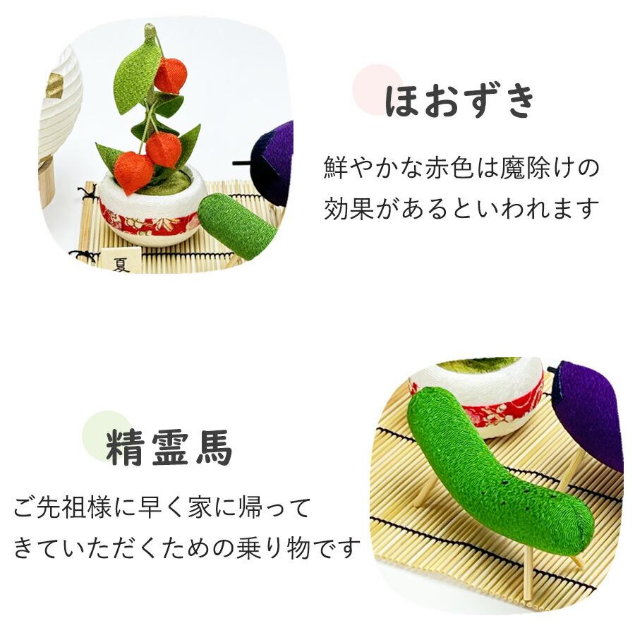 初盆セット ミニサイズ ちりめんセットミニ 提灯付 新盆セット