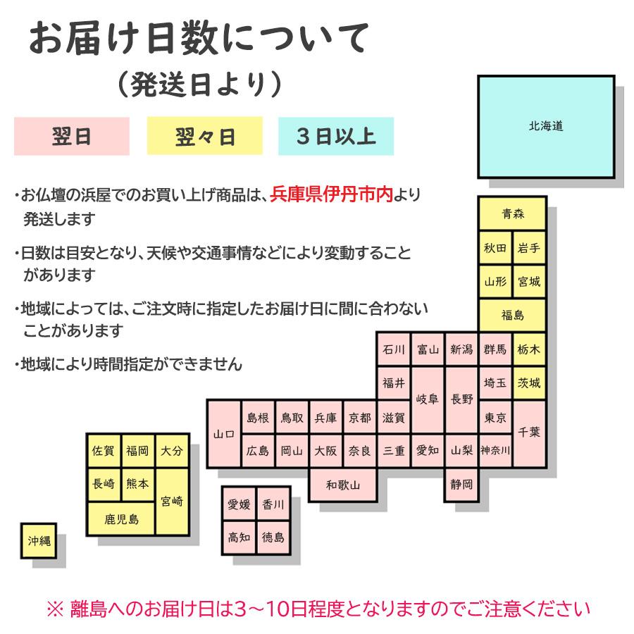 神棚セット コンパクト 屋根違い三社 標準神具セット付属 ヒノキ (幅54cm × 高さ33.5cm) マンション 小型神棚 神具11点セット 神鏡 造花榊2本 神棚 国産 三社_19