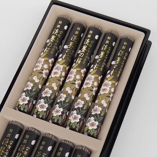 進物線香 特撰 淡墨の桜 塗箱10把入 お仏壇・仏具の浜屋 : 浜屋ネット