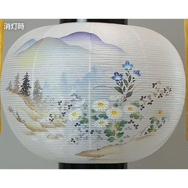 盆提灯 ちょうちん 置き型 回転 やまかぜ 高さ88cm×火袋径37cm お盆