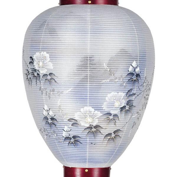 盆提灯 ちょうちん 吊り型 銘木 桜 高さ46cm×火袋径29cm 【お盆】【初盆】【新盆】3127-L お仏壇・仏具の浜屋