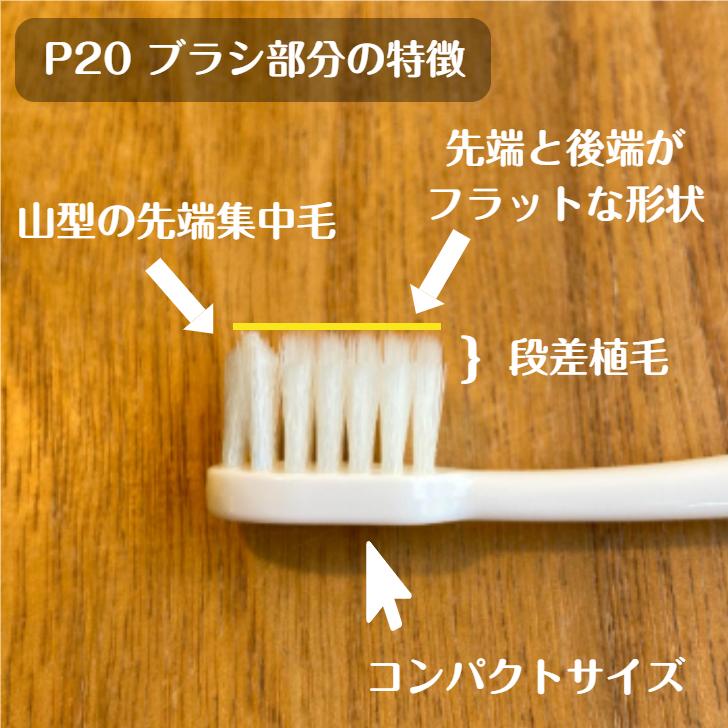 ピセラ ジーシー GC ルシェロ P-20 歯ブラシ 5本 M S 送料無料 歯科