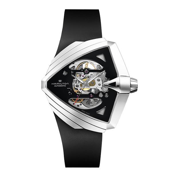 ハミルトン 公式 腕時計 HAMILTON  ベンチュラ XXL スケルトン オート 45,5MM x 46MM ラバーベルト H24625330 男性 正規品｜hamilton｜02