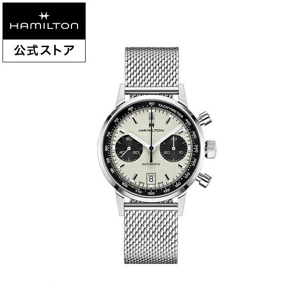 【即納&大特価】   HAMILTON 腕時計 公式 ハミルトン アメリカンクラシック 正規品 男性 H38416111 メタルブレス 40.00MM 自動巻き オートクロノ イントラマティック 腕時計