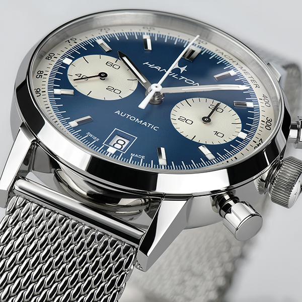 ハミルトン 公式 腕時計 HAMILTON アメリカンクラシック イントラマティック オートクロノ 自動巻き 40.00MM メタルブレス  H38416141 男性 正規品
