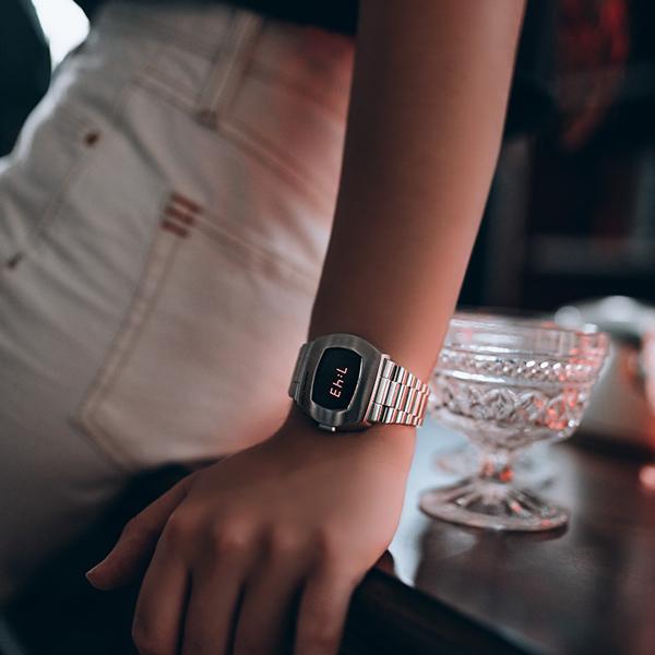 ハミルトン 公式 腕時計 HAMILTON アメリカンクラシック PSR デジタル クオーツ 40.80MM メタルブレス H52414130 男性  正規品