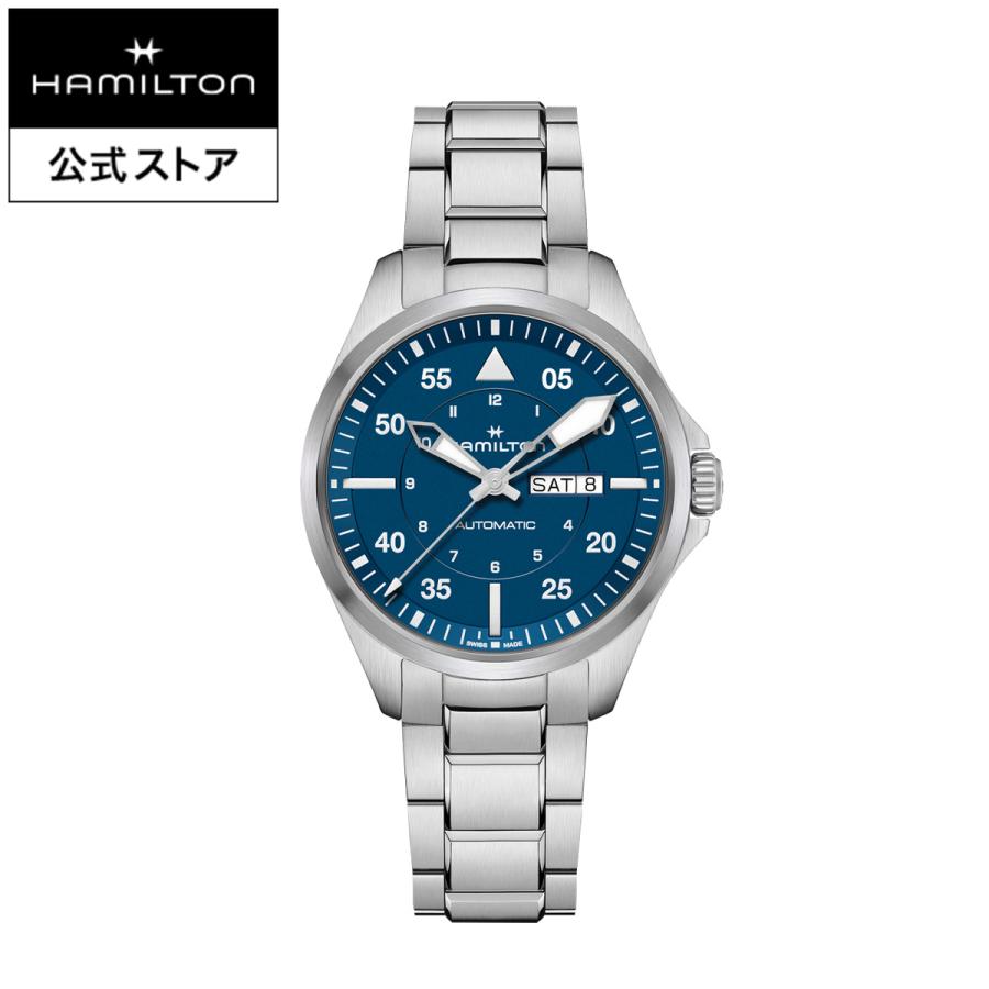 ハミルトン 公式 腕時計 HAMILTON カーキ アビエーション カーキ パイロット デイデイト オート 42.00MM メタルブレス  H64635140 男性 正規品 2024 : h64635140 : ハミルトン公式オンラインストア - 通販 - Yahoo!ショッピング