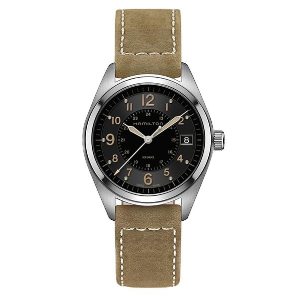 ハミルトン 公式 腕時計 HAMILTON カーキ フィールド クオーツ 40.00MM レザーベルト H68551833 男性 正規品