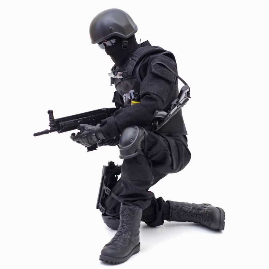 Swat 1 6 ミリタリーフィギュア セット 全長30cm 可動箇所30箇所 特殊部隊 警察 人形 Hammars 通販 Yahoo ショッピング