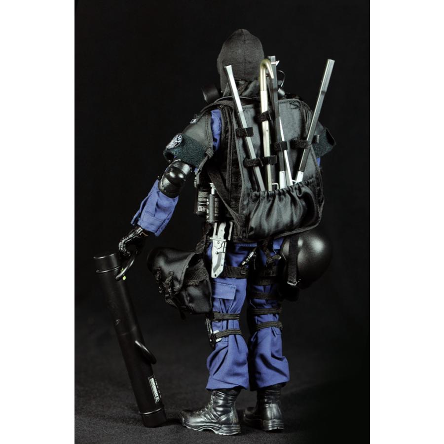 SWAT 1/6 BREACHER ミリタリーフィギュア セット 全長30cm 特殊部隊 警察 人形 超精巧 ブリーチャー ロサンゼルス スワット｜hammars｜05