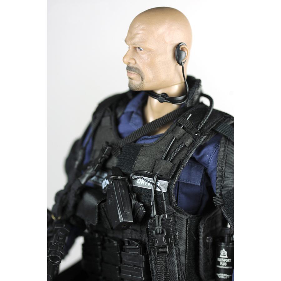 SWAT 1/6 BREACHER ミリタリーフィギュア セット 全長30cm 特殊部隊 警察 人形 超精巧 ブリーチャー ロサンゼルス スワット｜hammars｜07