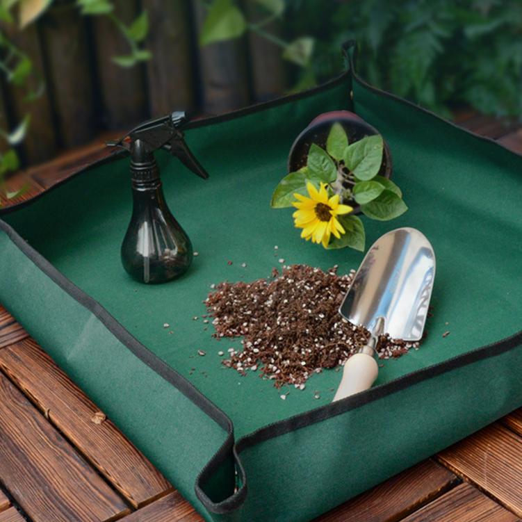 園芸シート 50×50cm 作業シート 防水シート プランティングシート