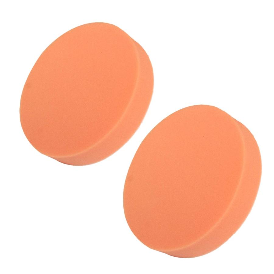 電動ポリッシャー用 スポンジバフ 150mm 2個セット マジックテープ式 平型スポンジ ワックスがけ の商品画像