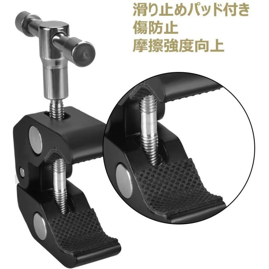 ベストアングル! 11インチ フレキシブル マジックアーム+スーパークランプ（1/4インチ 3/8インチネジ 両対応） rdzdsi3 ベストアングル 11インチ フレキシブル マジックアーム スーパー