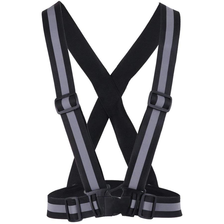 安全ベスト 全2色 反射ベスト 高弾力ベルト 交通警備 夜間作業服 警備 誘導 ガードマン 工場 工事現場用 スポーツ 自転車 大人子供用 調節可能 |  | 01