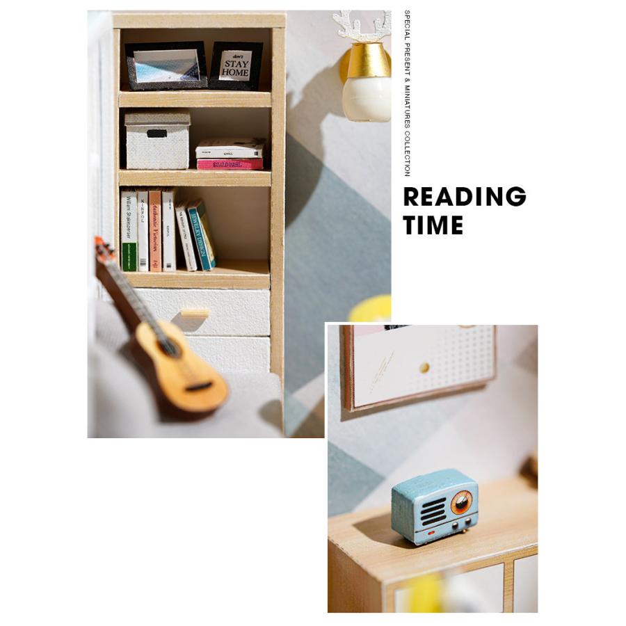 【M1713-135-102】ドールハウス ミニチュア 手作りキット セット ドールハウス 手作り キット セット ミニチュア happiness