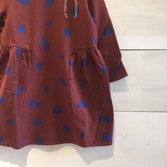 BOBO CHOSES（ボボショーズ）　All Over Stuff Fleece  Dress　 子供服/ワンピース　 日本総輸入代理店より入荷｜hammock-family｜03