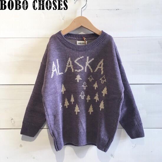 BOBO CHOSES - （ボボショーズ） Alaska Jacquard Jumper   小わっぱ服/編み物  日本総インポート代わりになる店より入荷 セーター-子ども服、シューズ-ベビー、キッズ、マタニティ