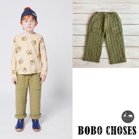BOBO CHOSES（ボボショーズ、ボボショセス）　B・C  quilted  jogging  pants　  子供服/パンツ　 日本総輸入代理店より入荷｜hammock-family