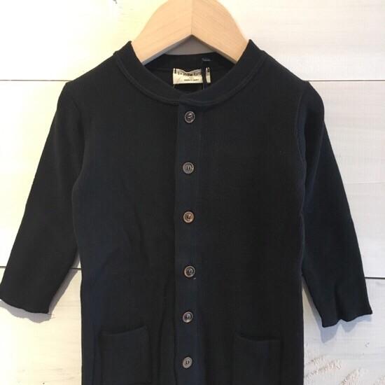 1＋in the family（ワンモアインザファミリー） jumpsuit BLACK 子供服 