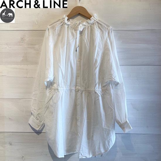 ARCH&LINE（アーチアンドライン）　2WAY FRILL  BLOUSE　売れ筋商品|||レディース   WHITE　ARCH&LINEより入荷　