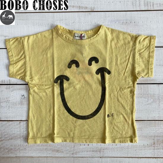 BOBO CHOSES（ボボショーズ、ボボショセス）　Big Smile Short  Sleeve T-shirt　  子供服/Tシャツ　 日本総輸入代理店より入荷｜hammock-family