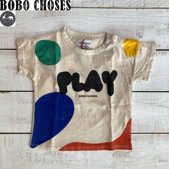 BOBO CHOSES（ボボショーズ、ボボショセス）　Play Landscape Short Sleeve T-shirt　子供服/Tシャツ　12-18M/18-24M　 日本総輸入代理店より入荷｜hammock-family