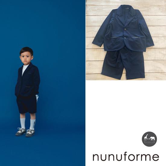 nunuforme(ヌヌフォルム) コクーンジャケット／クロスタックパンツ  