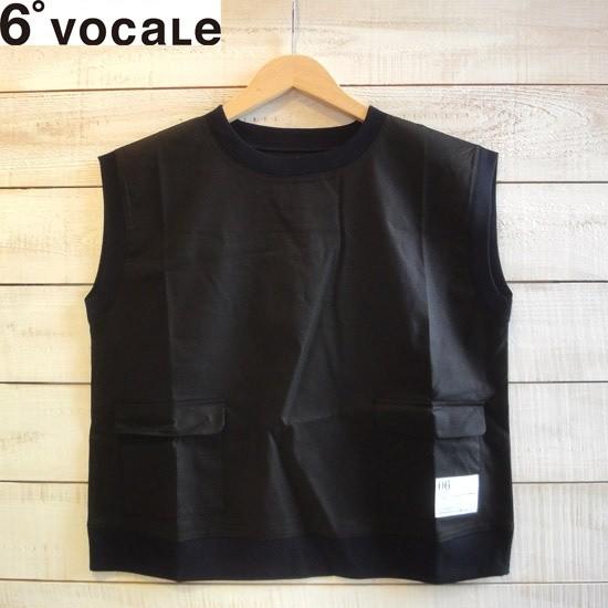 6°VOCALE（セスタヴォカーレ）　ユニフォームカノッタ　ユニセックス/Tシャツ　BLACK　6°VOCALEより入荷