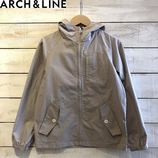 ARCH＆LINE（アーチアンドライン）　SWIM CLOTH POCKETABLE PARKA SOLID　レディース/パーカー　LT GRAY　ARCH&LINEより入荷