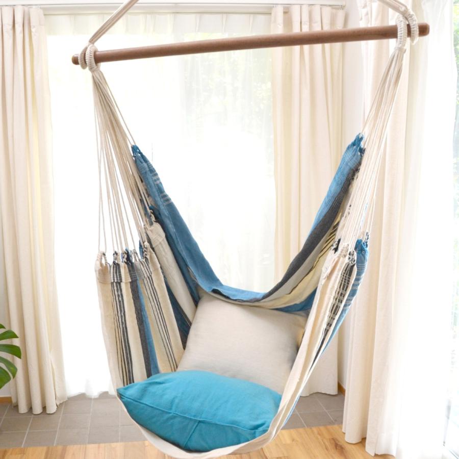 チェアハンモック ハンモックチェア 青 ブルー「スカイ」 1485ハンモックライフYahoo!店 通販 Yahoo!ショッピング