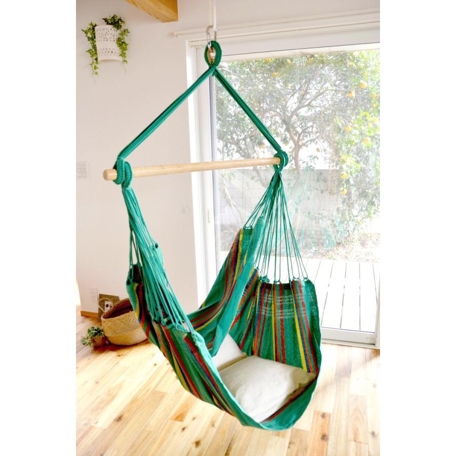 チェアハンモック ハンモックチェア グリーン 緑「クラシックグリーン」 1488ハンモックライフYahoo!店 通販 Yahoo