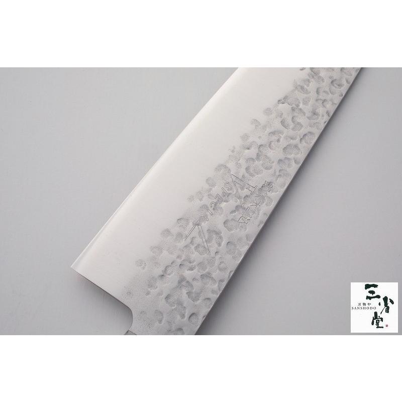 三徳 高村刃物製作所製 V10スペシャル 鎚目 口金付 170mm : 刃物 三徳 高村刃物製作所製 V10スペシャル 鎚目 口金付 170mm : 刃物