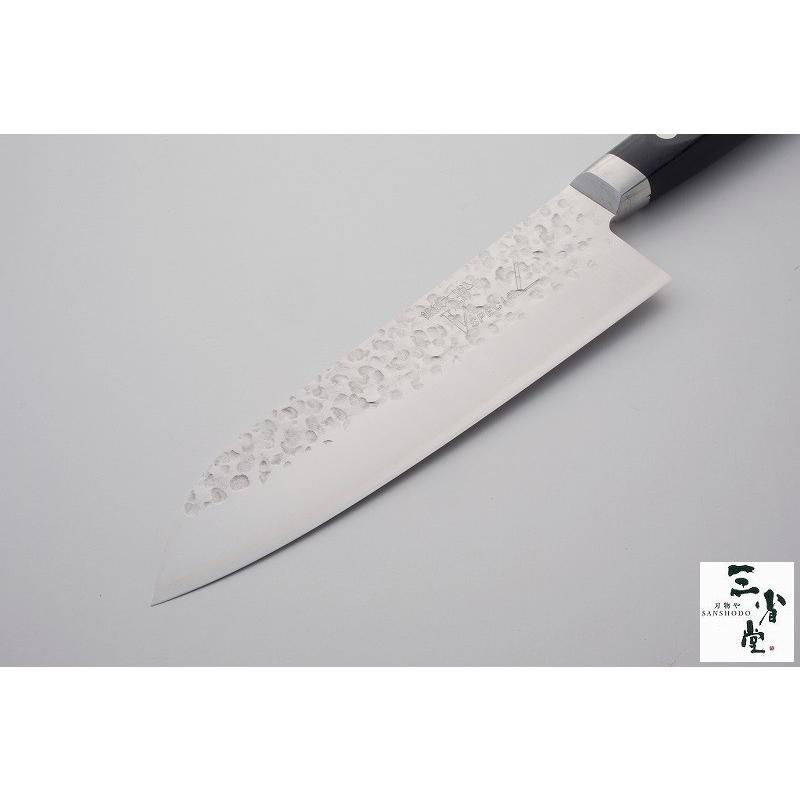 三徳 高村刃物製作所製 V10スペシャル 鎚目 口金付 170mm : 刃物 三徳 高村刃物製作所製 V10スペシャル 鎚目 口金付 170mm : 刃物
