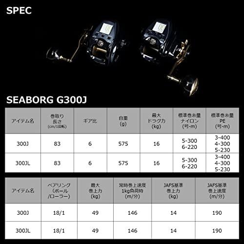ダイワ(DAIWA) 電動リール シーボーグ G300JL G300JL kg 左ハンドル m/分