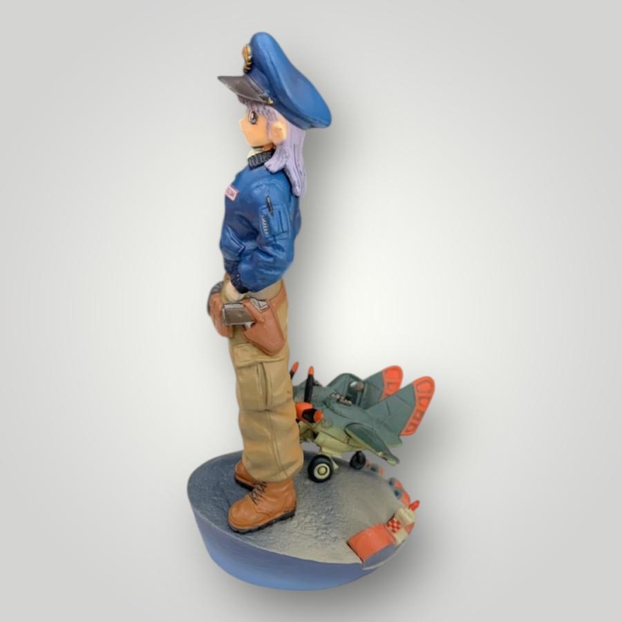 ☆　ドラカプ　ボーナスパーツ　ドラゴンボールフィギュア　タイムマシン　ブルマ　☆ ボーナスパーツ完成品】 ブルマ＆戦闘機 「ドラゴンボールカプセル