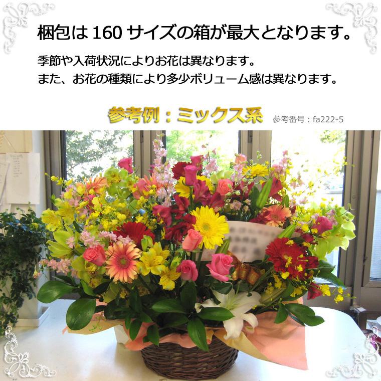 送料無料 一部地域除く 生花 誕生日 お祝い 記念日 プレゼント お礼 退職 展示会 開店 店長におまかせアレンジプレミアム 花材おまかせ　_4