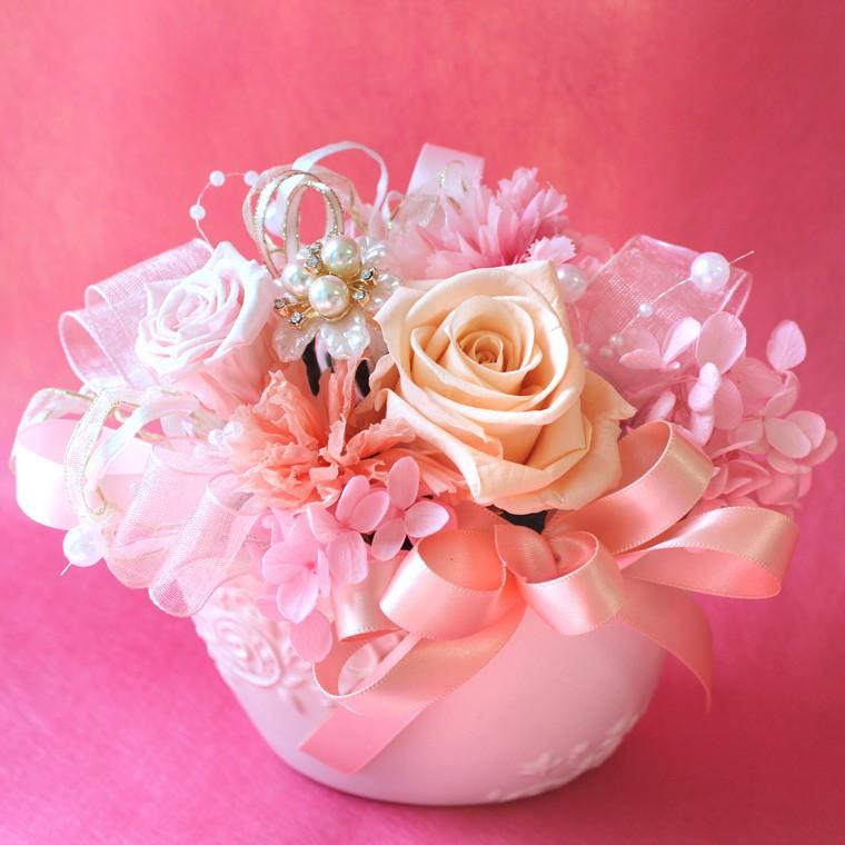 送料無料 一部地域を除く プリザーブドフラワー Sweet arrange