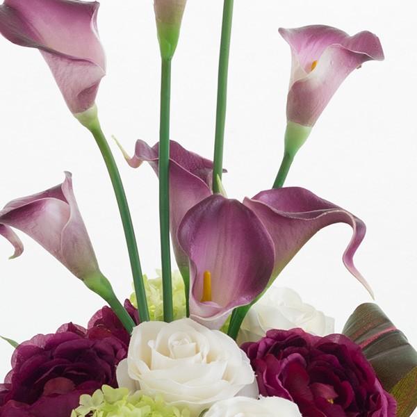 ローズ カラー アレンジメント 造花 フラワー アーティフィシャルフラワー アートフラワー 光触媒 花 フラワー ギフト 贈り物 プレゼント お祝い 6699 花と緑のはなここ 通販 Yahoo ショッピング